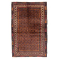 Ecarpetgallery Hand Knotted Teimani Dark Brown Wool Rug 35 X 52