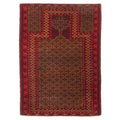 Ecarpetgallery Hand Knotted Teimani Dark Brown Wool Rug 33 X 47