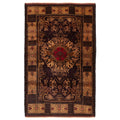 Ecarpetgallery Hand Knotted Teimani Dark Brown Wool Rug 42 X 69