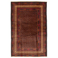 Ecarpetgallery Hand Knotted Teimani Dark Brown Wool Rug 40 X 63