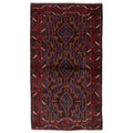 Ecarpetgallery Hand Knotted Teimani Dark Brown Navy Wool Rug 38 X 67