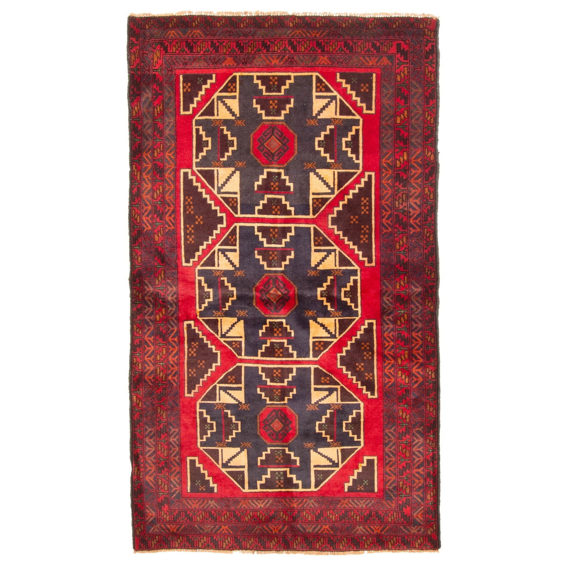 Ecarpetgallery Hand Knotted Teimani Dark Grey Wool Rug 38 X 66