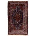 Ecarpetgallery Hand Knotted Teimani Dark Navy Wool Rug 38 X 65