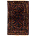 Ecarpetgallery Hand Knotted Teimani Dark Navy Wool Rug 310 X 62