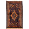 Ecarpetgallery Hand Knotted Teimani Dark Navy Wool Rug 40 X 69