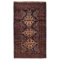 Ecarpetgallery Hand Knotted Teimani Dark Navy Wool Rug 39 X 67