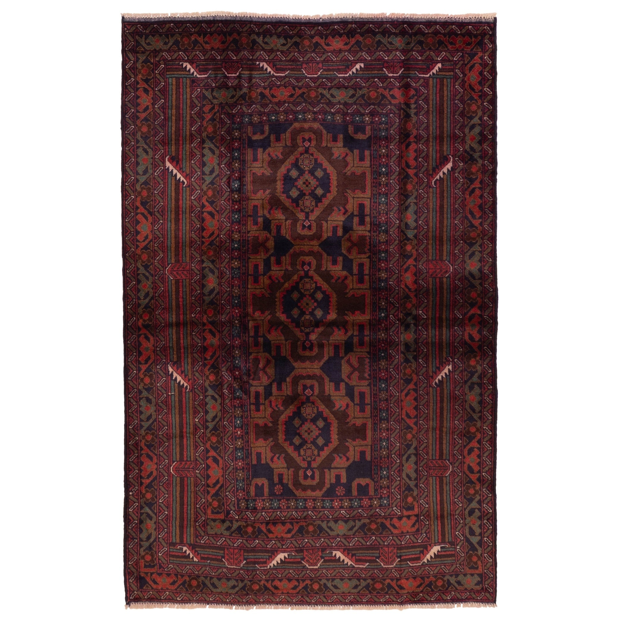 Ecarpetgallery Hand Knotted Teimani Dark Navy Wool Rug 40 X 64