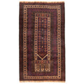 Ecarpetgallery Hand Knotted Teimani Dark Navy Wool Rug 211 X 50