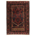 Ecarpetgallery Hand Knotted Teimani Dark Navy Wool Rug 32 X 48