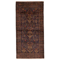 Ecarpetgallery Hand Knotted Teimani Dark Navy Wool Rug 311 X 80