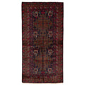 Ecarpetgallery Hand Knotted Teimani Dark Navy Wool Rug 36 X 71