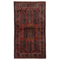 Ecarpetgallery Hand Knotted Teimani Dark Navy Light Red Wool Rug 38 X 67