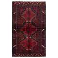 Ecarpetgallery Hand Knotted Teimani Dark Navy Red Wool Rug 40 X 67