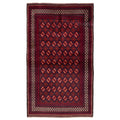 Ecarpetgallery Hand Knotted Teimani Dark Navy Red Wool Rug 39 X 68