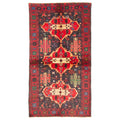 Ecarpetgallery Hand Knotted Teimani Dark Navy Rust Wool Rug 33 X 61