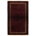 Ecarpetgallery Hand Knotted Teimani Dark Red Wool Rug 38 X 61