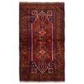 Ecarpetgallery Hand Knotted Teimani Dark Red Wool Rug 46 X 711