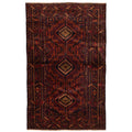 Ecarpetgallery Hand Knotted Teimani Dark Red Wool Rug 39 X 61