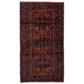 Ecarpetgallery Hand Knotted Teimani Dark Red Wool Rug 311 X 71