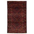 Ecarpetgallery Hand Knotted Teimani Dark Red Wool Rug 311 X 64