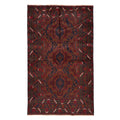 Ecarpetgallery Hand Knotted Teimani Dark Red Wool Rug 41 X 63