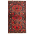 Ecarpetgallery Hand Knotted Teimani Dark Red Wool Rug 37 X 67