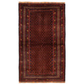 Ecarpetgallery Hand Knotted Teimani Dark Red Wool Rug 37 X 65