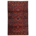 Ecarpetgallery Hand Knotted Teimani Dark Red Wool Rug 311 X 67