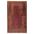 Ecarpetgallery Hand Knotted Teimani Dark Red Wool Rug 211 X 49
