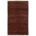 Ecarpetgallery Hand Knotted Teimani Dark Red Wool Rug 40 X 67