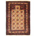 Ecarpetgallery Hand Knotted Teimani Light Brown Wool Rug 31 X 46