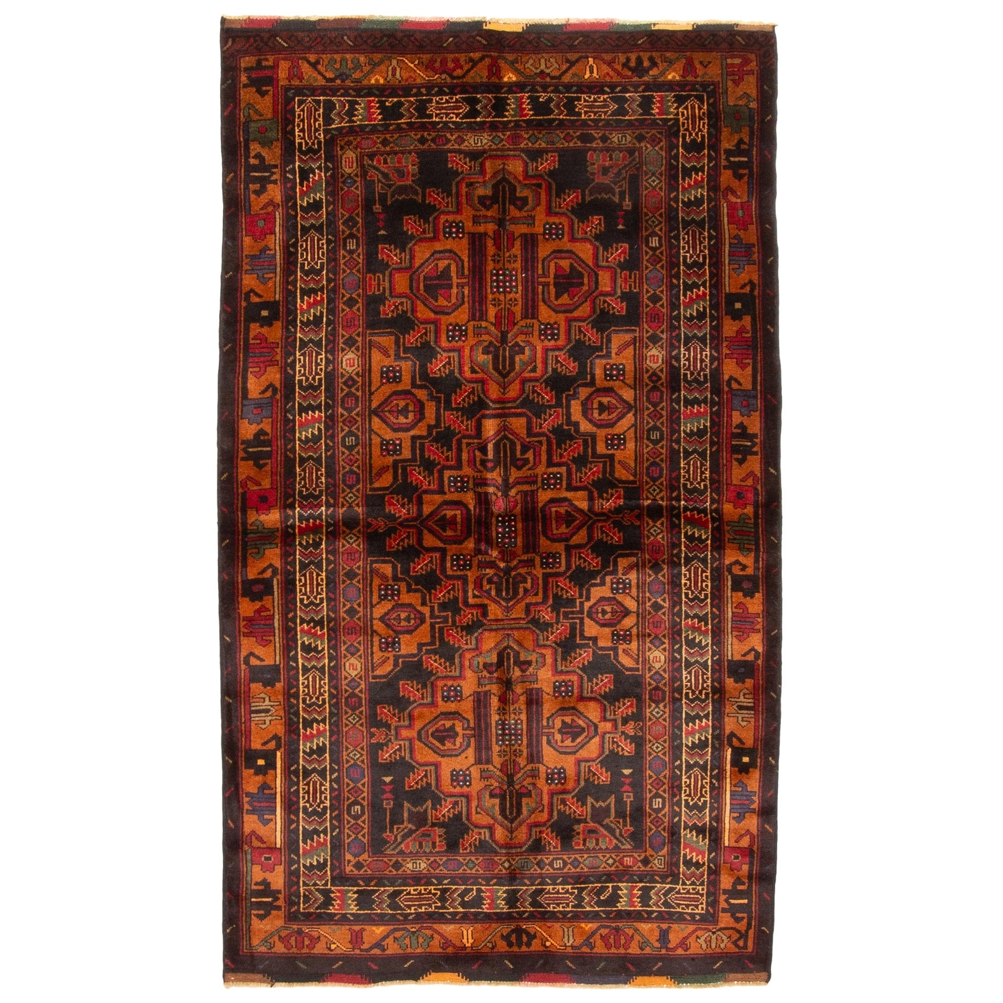 Ecarpetgallery Hand Knotted Teimani Light Brown Wool Rug 36 X 62