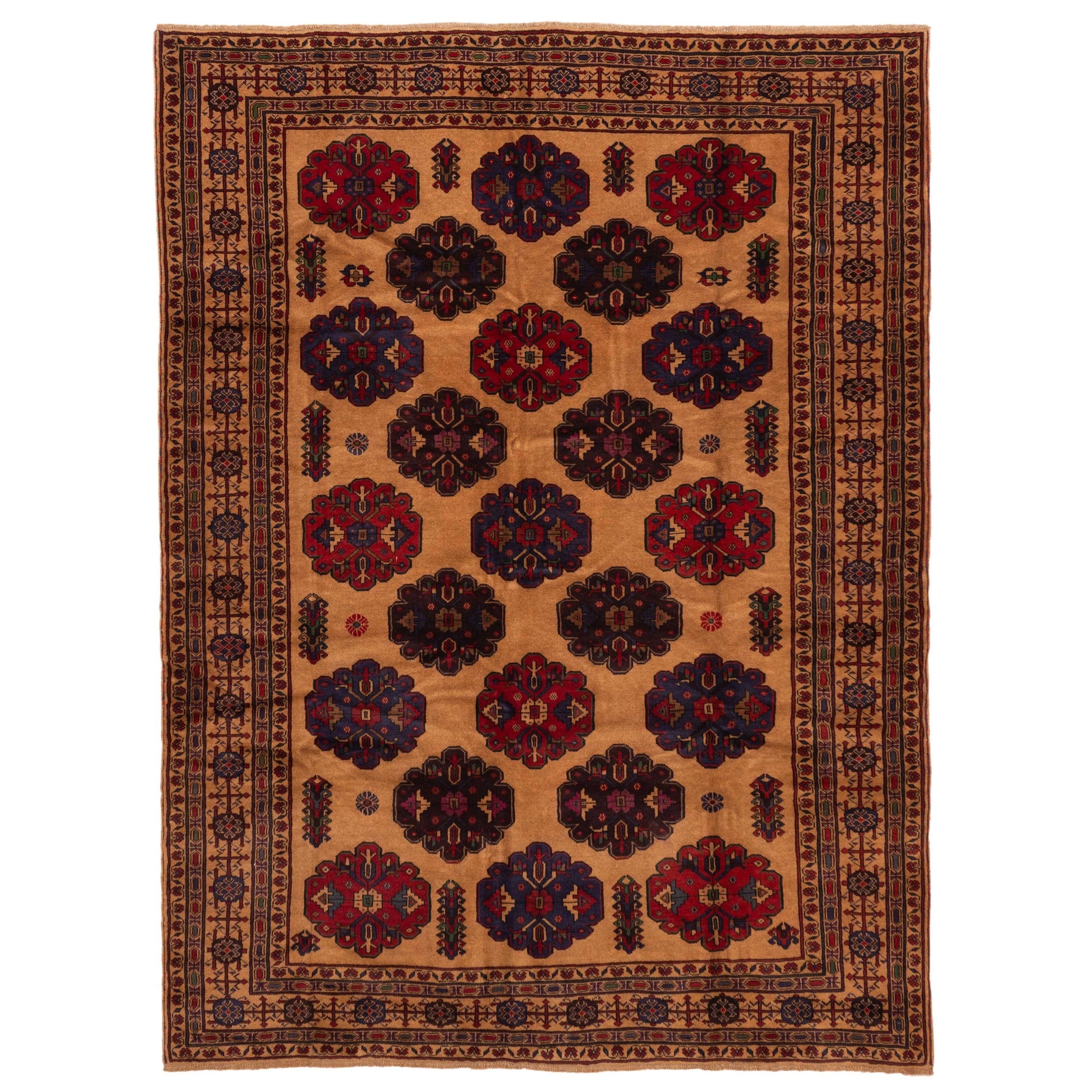 Ecarpetgallery Hand Knotted Teimani Light Brown Wool Rug 610 X 91