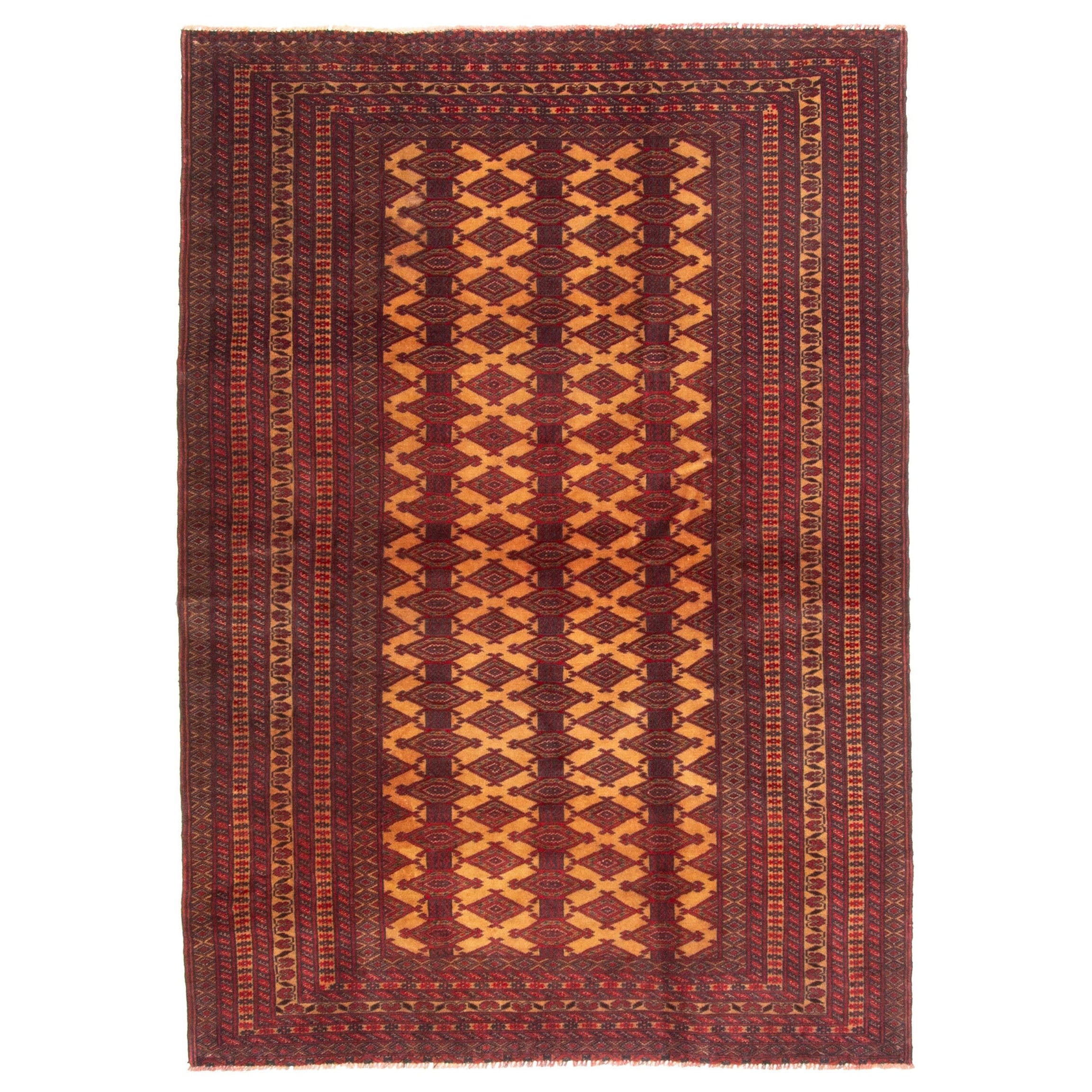 Ecarpetgallery Hand Knotted Teimani Light Brown Wool Rug 41 X 60