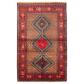 Ecarpetgallery Hand Knotted Teimani Light Brown Wool Rug 40 X 65