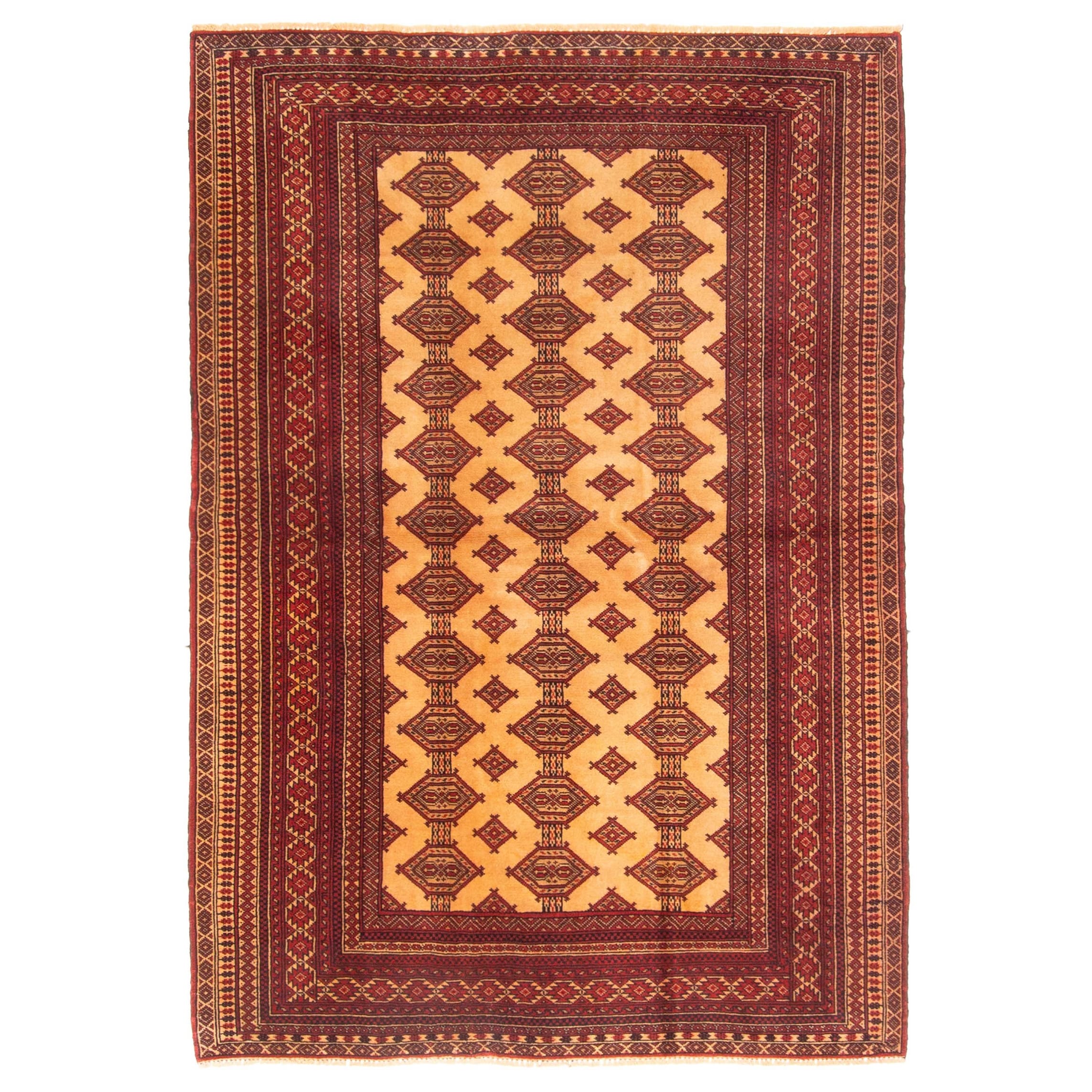 Ecarpetgallery Hand Knotted Teimani Light Brown Wool Rug 311 X 58