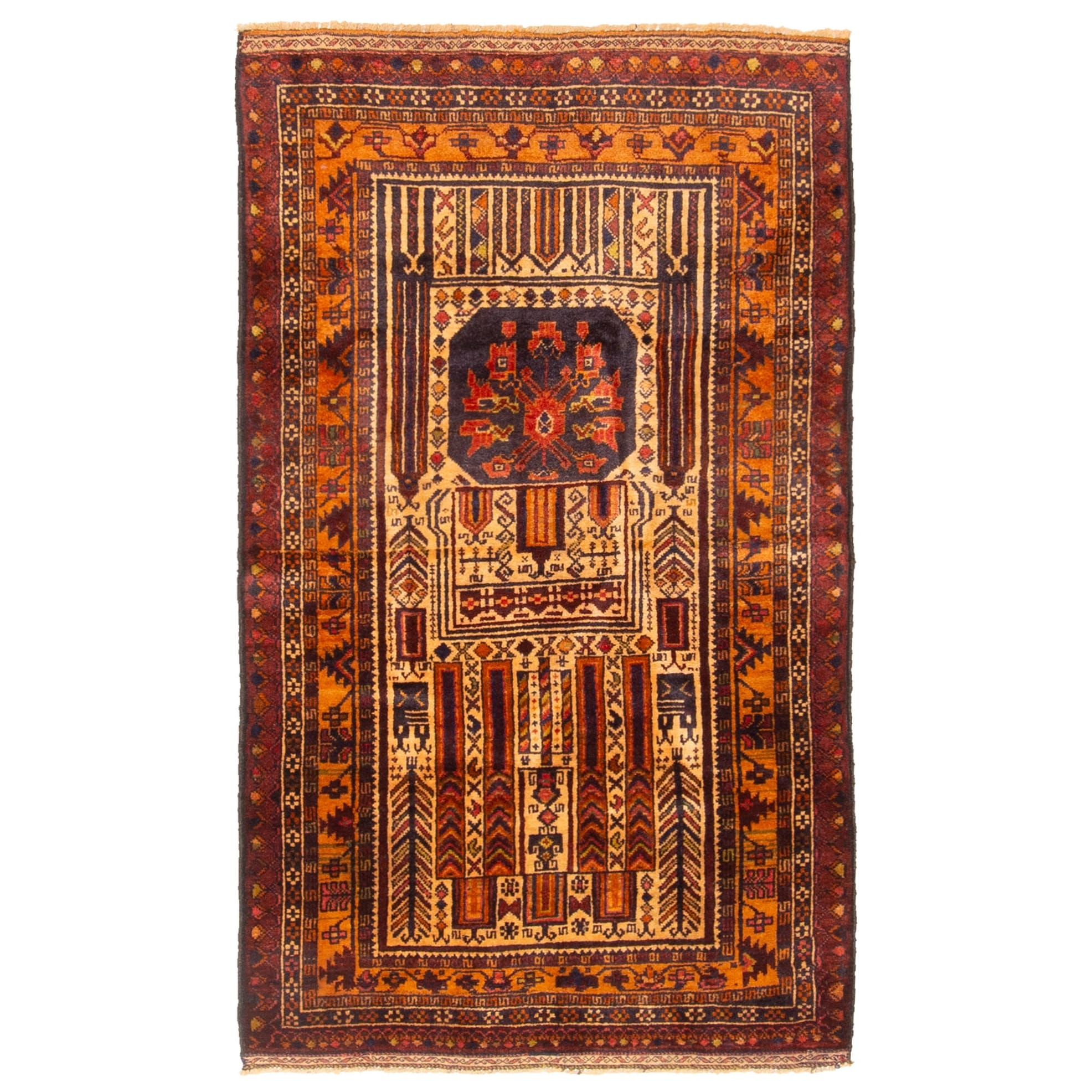 Ecarpetgallery Hand Knotted Teimani Light Brown Wool Rug 29 X 411