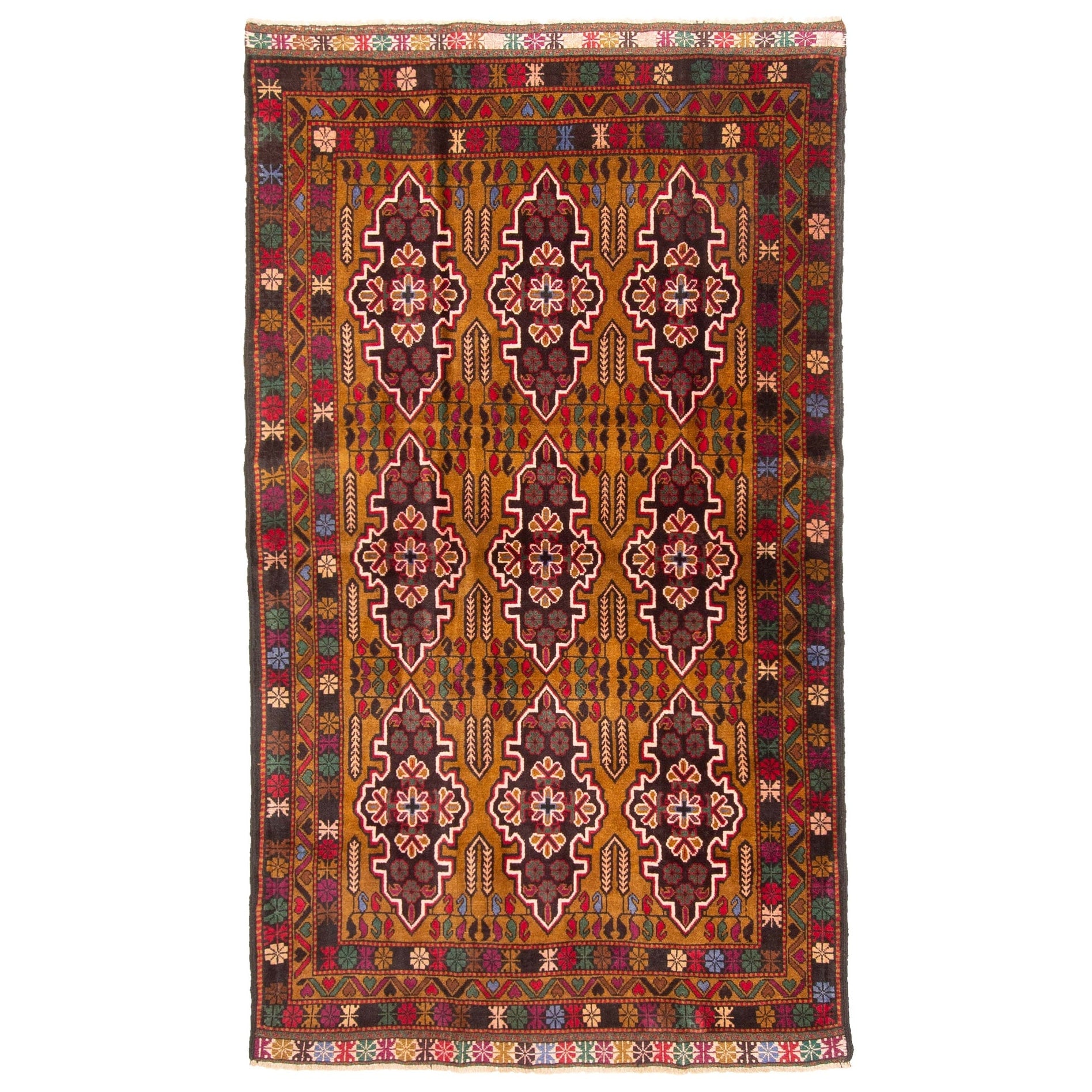 Ecarpetgallery Hand Knotted Teimani Light Brown Wool Rug 310 X 67
