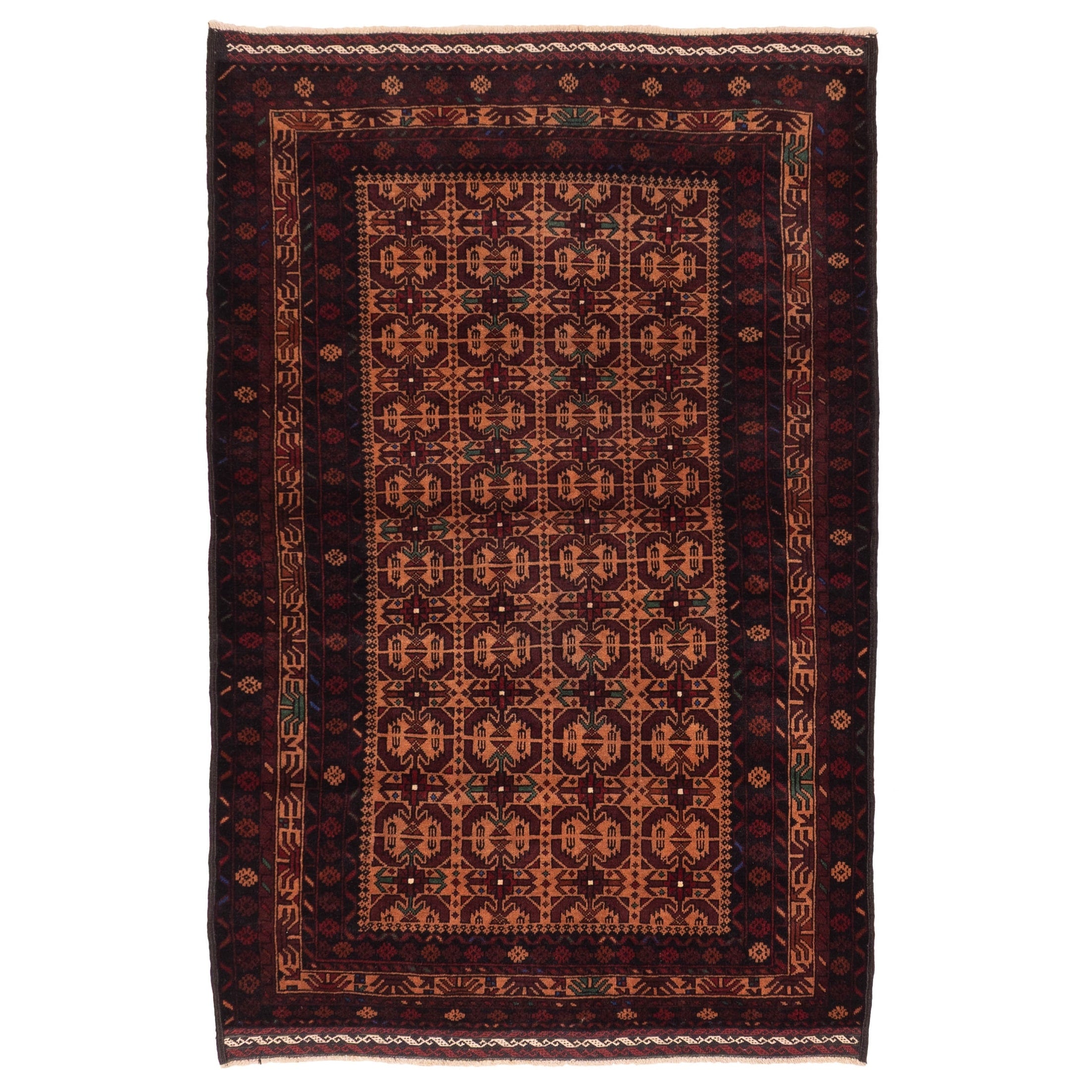 Ecarpetgallery Hand Knotted Teimani Light Copper Wool Rug 42 X 64