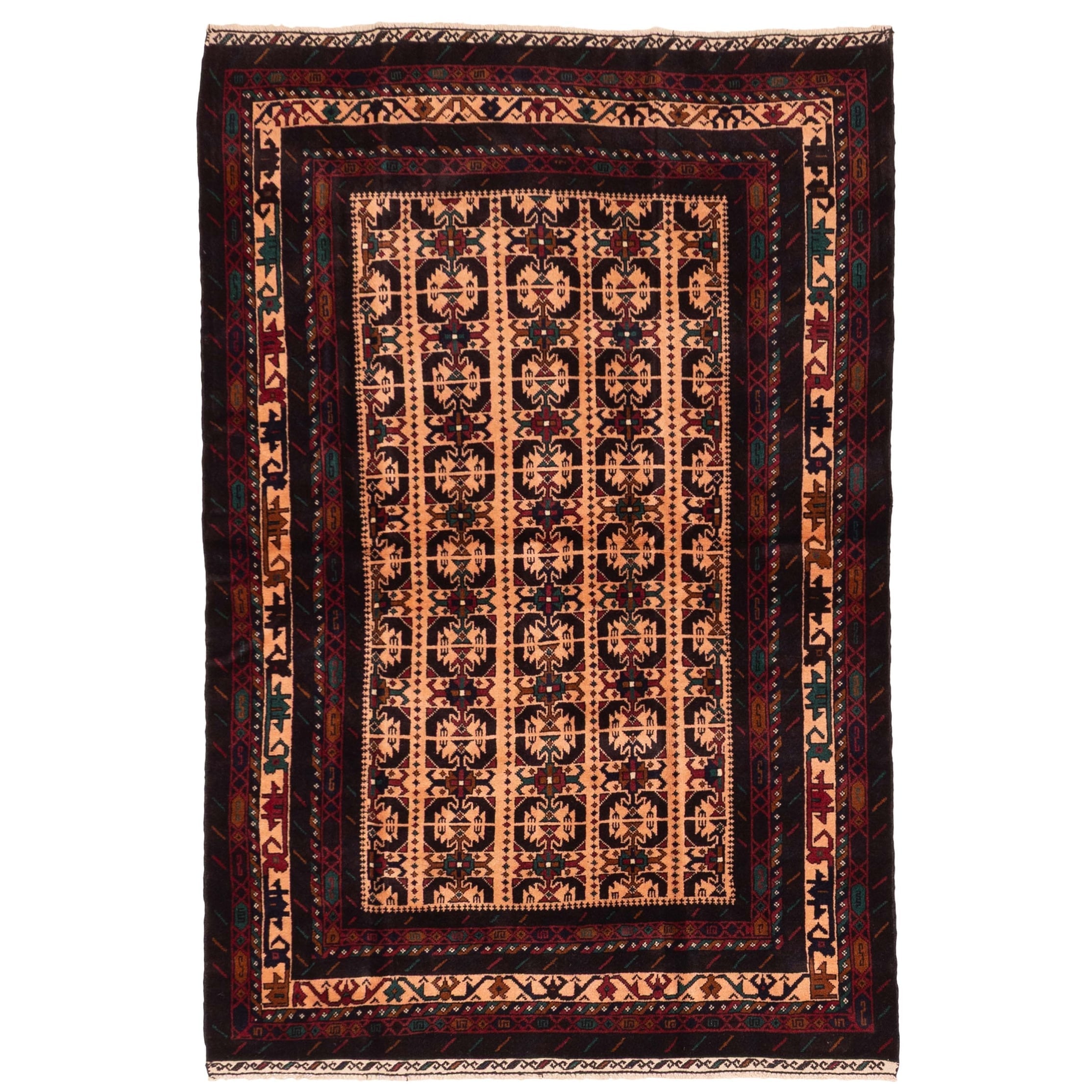 Ecarpetgallery Hand Knotted Teimani Light Copper Wool Rug 40 X 60