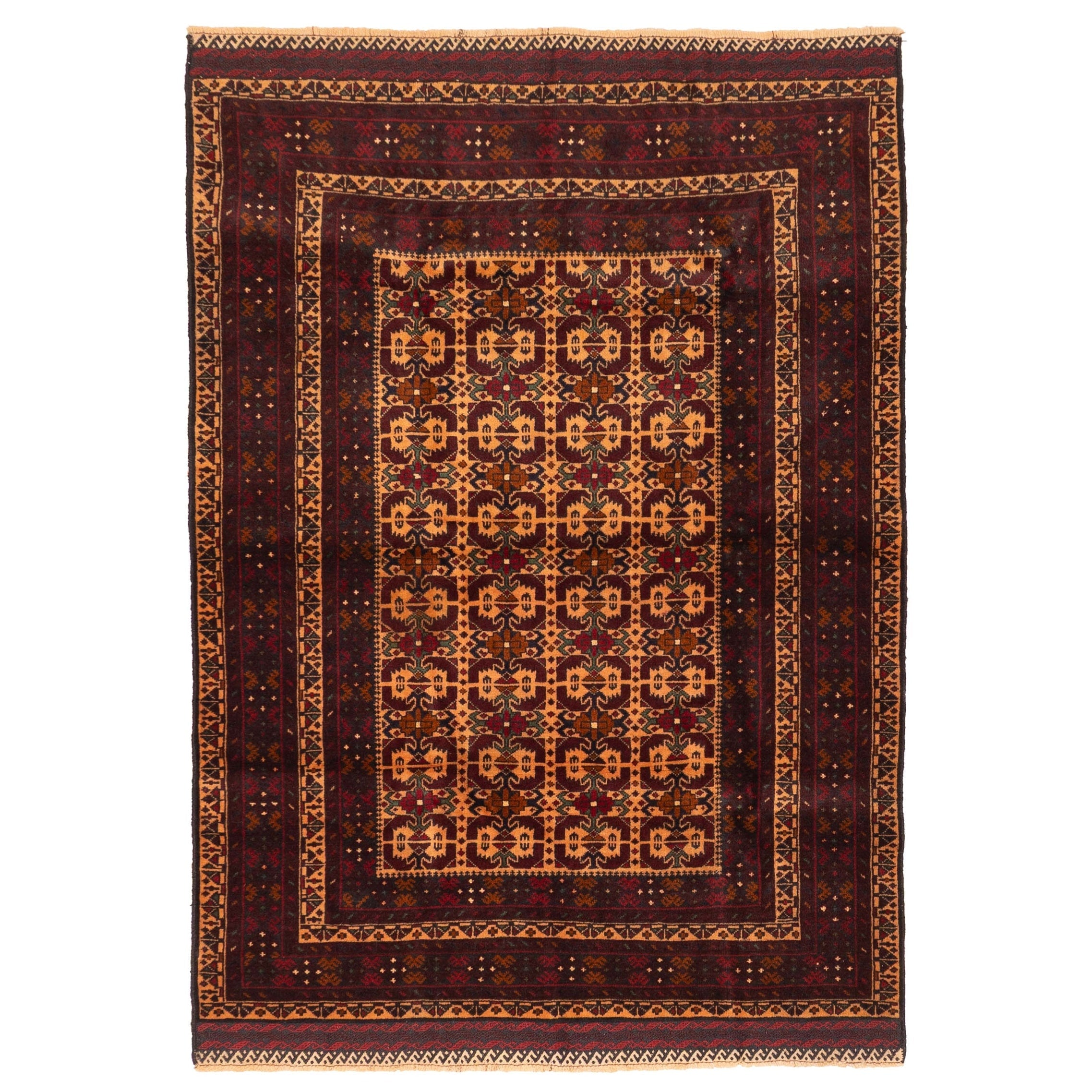 Ecarpetgallery Hand Knotted Teimani Light Copper Wool Rug 43 X 61