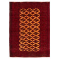 Ecarpetgallery Hand Knotted Teimani Light Orange Wool Rug 46 X 64