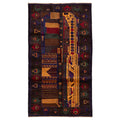 Ecarpetgallery Hand Knotted Teimani Multi Color Wool Rug 38 X 64