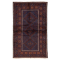 Ecarpetgallery Hand Knotted Teimani Navy Wool Rug 39 X 61