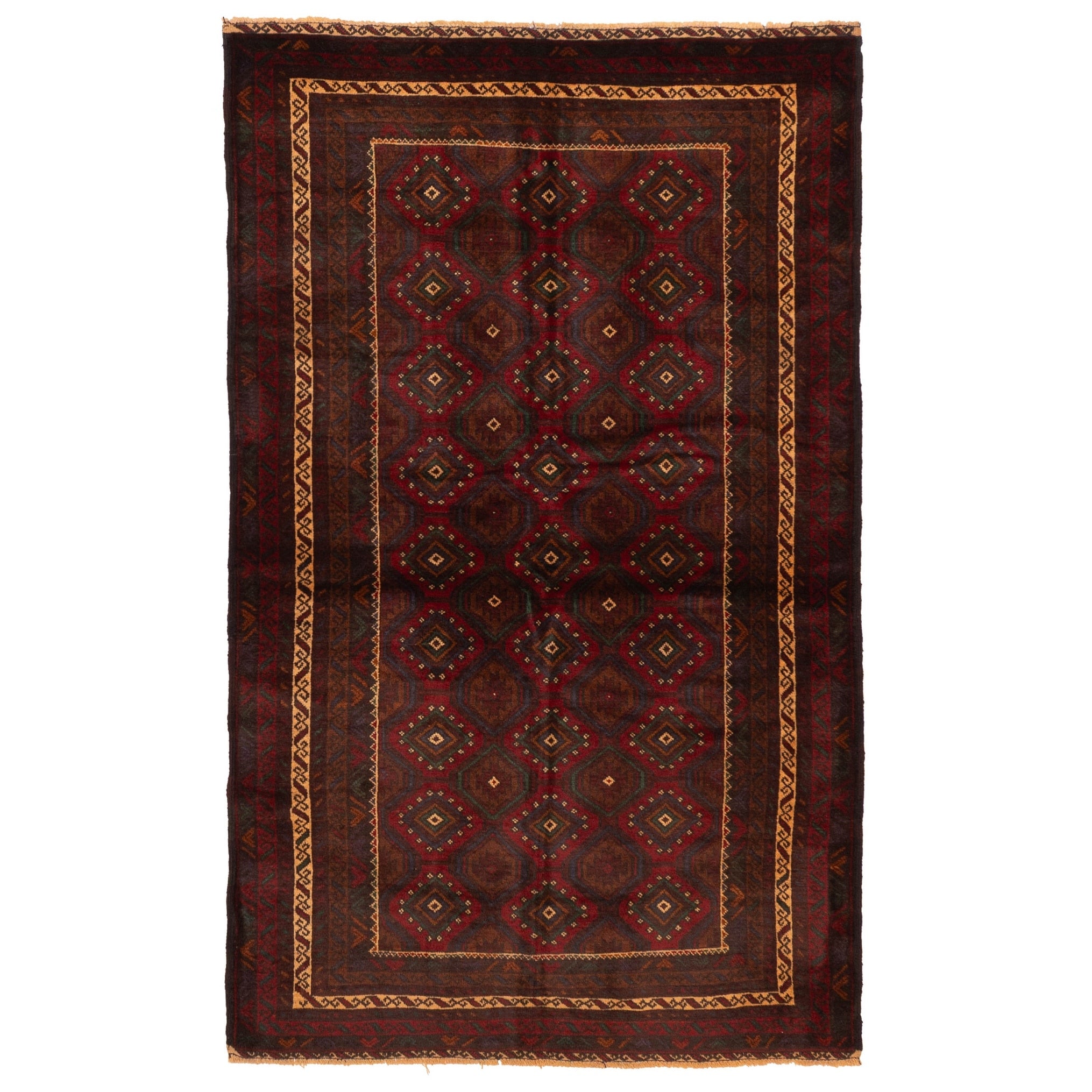 Ecarpetgallery Hand Knotted Teimani Red Wool Rug 311 X 63