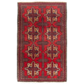 Ecarpetgallery Hand Knotted Teimani Red Wool Rug 211 X 49