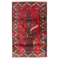 Ecarpetgallery Hand Knotted Teimani Red Wool Rug 210 X 45