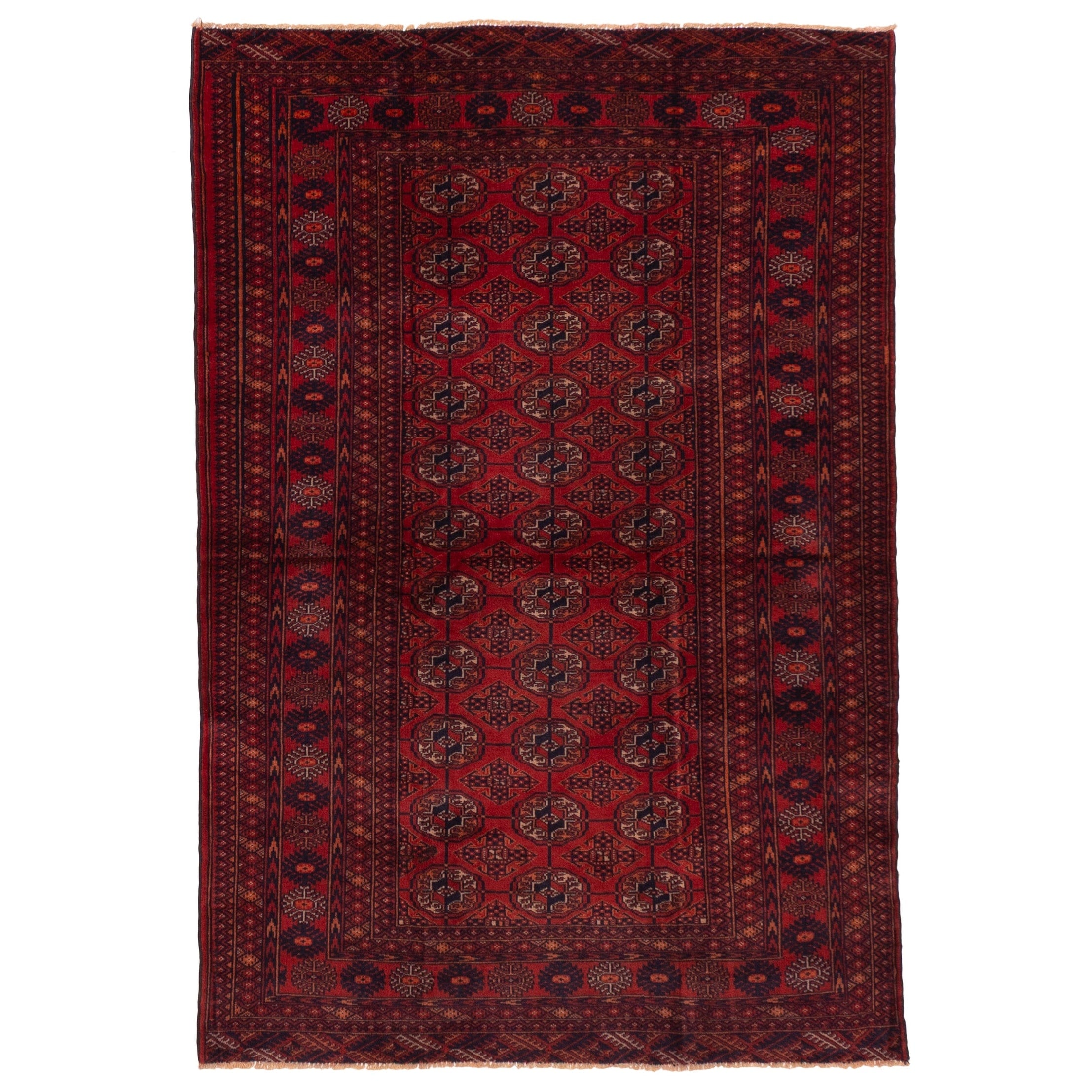 Ecarpetgallery Hand Knotted Teimani Red Wool Rug 311 X 510