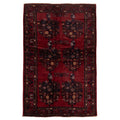Ecarpetgallery Hand Knotted Teimani Red Wool Rug 44 X 69