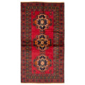 Ecarpetgallery Hand Knotted Teimani Red Wool Rug 35 X 65